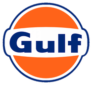 GULF Tankstelle - Markenlogo der GULF Tankstellenkette